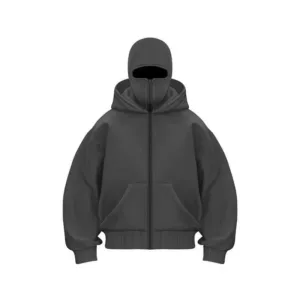 European and American fashion spring and autumn hoodie jacket loose fitting unisex top double hat design hooded sweatshirt - AliExpress