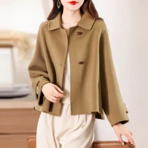 2025 Women's 100% Cashmere Thick Double sided Jacket Classic Multi functional Fashion Suitable for Business - AliExpress
